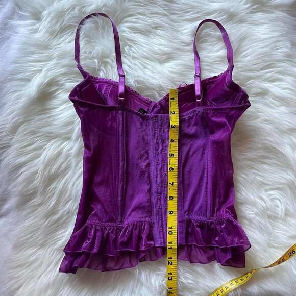 Y2K Purple Corset Top - Picture 4 of 7